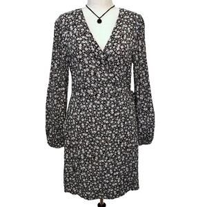 Elodie NWT Floral Wrap Long Sleeves Dress Women Various